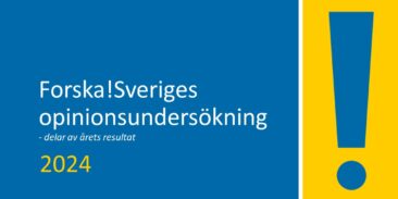 Forska!Sveriges opinionsundersökning 2024 – delresultat